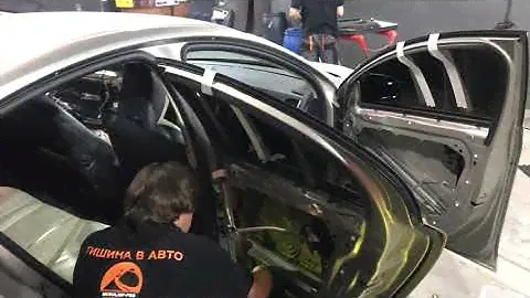 VOLVO S60 шумка дверей в 3 слоя. Снизили уровень шума в салоне и повысили звучание штатной «музыки»