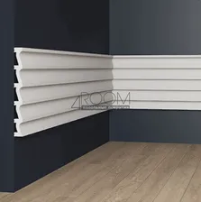 3D декоративная панель из дюрополимера Европласт New Art Deco 6.59.803-280, 240х25х2800мм (под покраску)