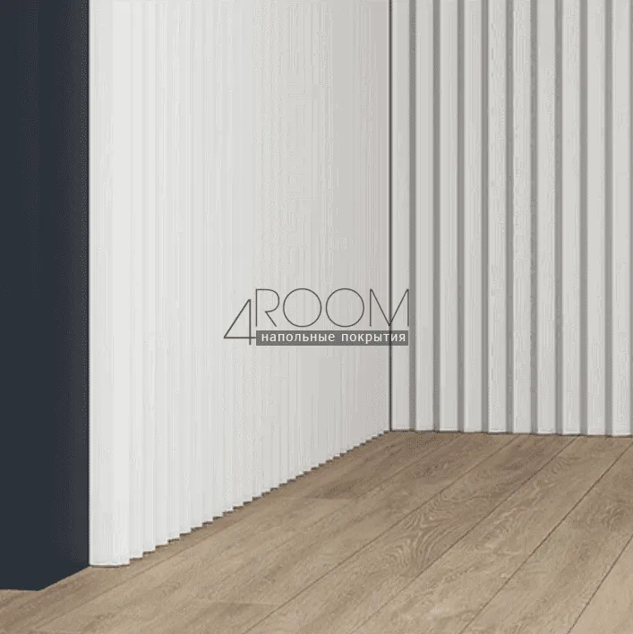 3D декоративная панель из дюрополимера Европласт New Art Deco 6.59.803-280, 240х25х2800мм (под покраску)-1